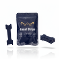 Black Anti-Snoring Nasal Strips - Futuristic Premium Design